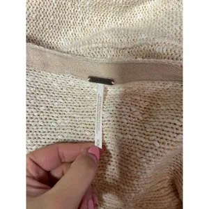 Free People Bright Lights Open Knit Dolman Sweater Cream Medium Beach Coastal‎ thumbnail 4
