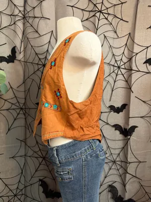 Sudden Impact Embroidered Southwestern Vest thumbnail 6