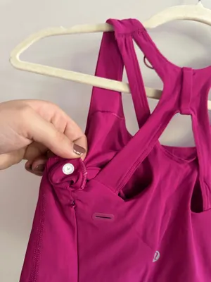 Lululemon Stash It Bra *Medium Support, B/C Cup Ripened Raspberry thumbnail 11