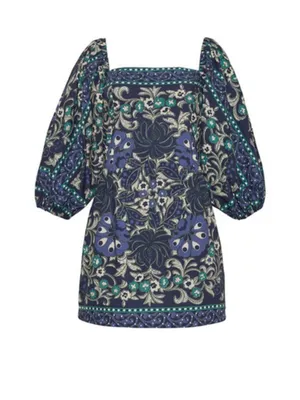 Cara Cara Montauk Puff Sleeve Mini Dress thumbnail 4