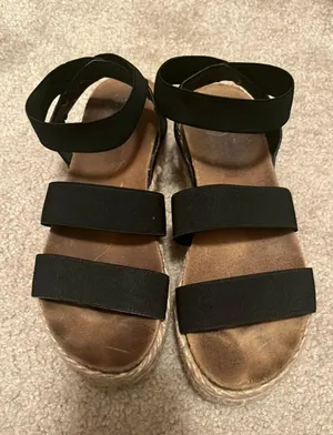 Black Platform Sandals thumbnail 2