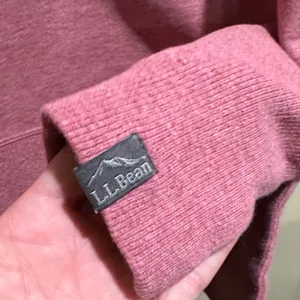 L.L. Bean Women's Size Small Heathered Pink Pullover Sweatshirt thumbnail 3