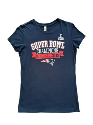 🔃New England Patriots Super Bowl XLIX Champions Tee Shirt thumbnail 3