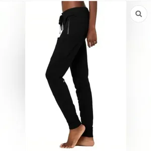Alo Yoga Women’s Urban Moto Sweatpant, M, Black thumbnail 3