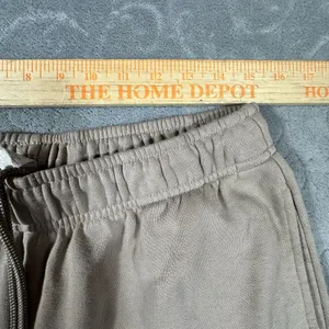 Alo Yoga Accolade Sweatpants Womens Medium Taupe Wide Leg Fleece Lounge Trousers thumbnail 11