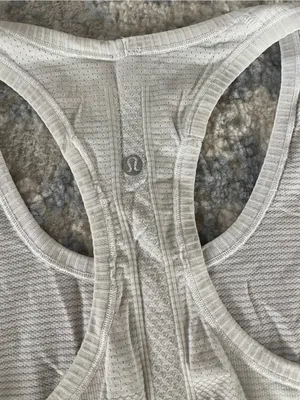 Women’s Lululemon Seamless Racerback Tank Top - White thumbnail 3