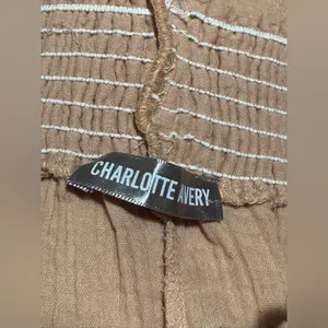 EUC Charlotte Avery Pink Boho Soft Elastic Waist Pants with Pockets size medium thumbnail 9