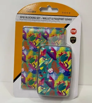 Miami Carry On RFID Blocking Set Wallet & Passport Holder Cover NEW thumbnail 1