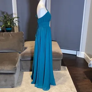 Women’s One Shoulder Chiffon Full Length Prom Party Formal Dress Size S thumbnail 6