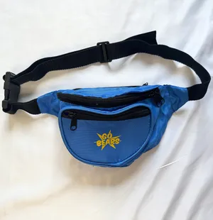 Cal Tri Delta Rare UC Berkeley Cal "Go Bears" Fanny Pack / Everywhere Belt Bag - Blue/Yellow - 1L thumbnail 1