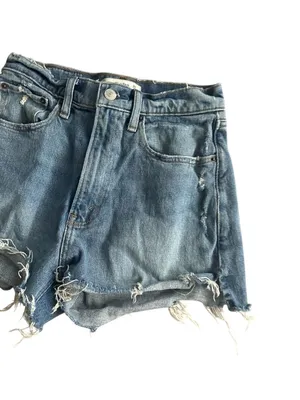 Abercrombie High Rise The Mom Denim Shorts Size 26 / US 2 thumbnail 5