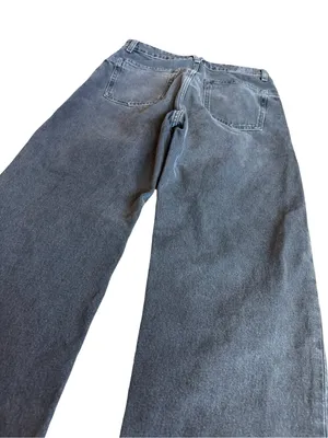 We The Free Washed Black Wide Leg Dropped Boyfriend Jeans Denim Size 28 Women's thumbnail 13