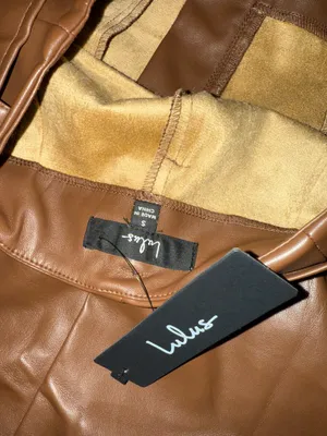Lulus pleather shorts thumbnail 3