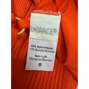 LSPACE Gianna One-Piece Swimsuit In Poppy Orange Size 6 thumbnail 4