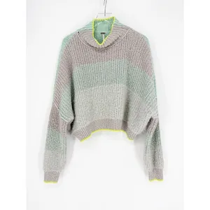 Free People Sunbrite Mock Neck Sweater Women's XL Cozy‎ Knit Pullover thumbnail 2