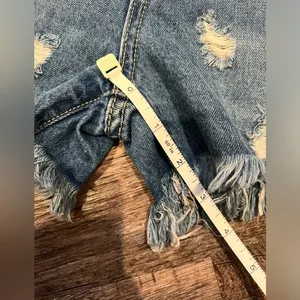 Kancan Denim Shorts Size Small Blue thumbnail 6