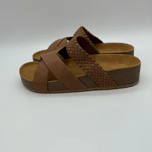 New. Brown Sandals for Women – Soft Cushioned Soles, Casual Warm Weather Wear thumbnail 10