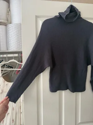 Aritzia Babaton Grey Turtleneck Sweater Top thumbnail 2