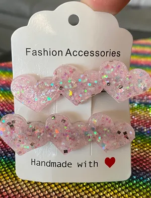 New Heart Hair Clip Set thumbnail 4