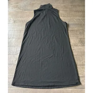 Women's Black‎ sleeveless mock-neck shift dress Size Large thumbnail 5
