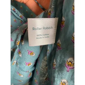 Roller Rabbit Size Medium Cotton Long Sleeve Blouse thumbnail 5