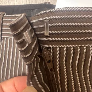 Theory Khaki Stripe Stretch Pant NEW thumbnail 7