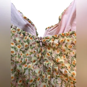 ASTR the Label Floral Print Pleated Midi Dress thumbnail 6