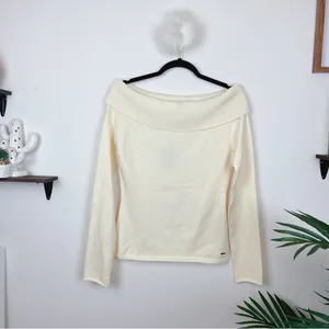 n:Philanthropy Essex Cold Shoulder Sweater Top in Pearl White NWT thumbnail 2
