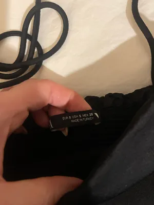 ZARA Black Crop Top thumbnail 5