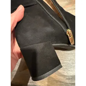 Ron White Jozie Weatherproof Black Suede Booties‎ Gold Buckle EU 35.5 US 5.5 thumbnail 13