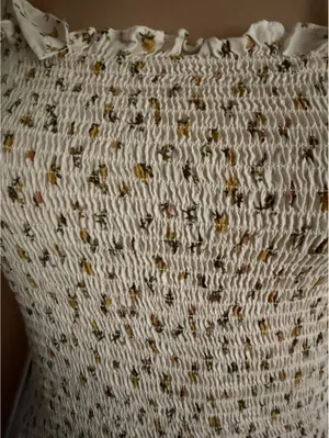 Free People Intimately “Bella” Smocked Mini Dress with Tie Straps thumbnail 8