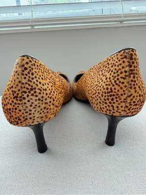 Antonio Melani Leopard Calf Hair Heels 7.5M thumbnail 3