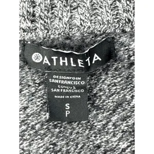 Athleta Vital V-Neck Sweater Gray Wool Cashmere Blend Marl Size Small thumbnail 8
