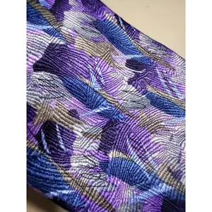 J Garcia Oak Tree Collection Fifty-Two Purple Abstract Silk Necktie 60 Inch thumbnail 5