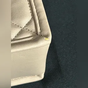 Steve Madden Quilted Mini Tote BNIKO Crossbody Purse Beige thumbnail 8