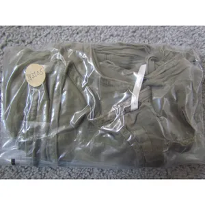 Free People Utility Vest Small Olive Green Linen Blend Tie Front Cropped Boho thumbnail 6