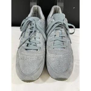 Reebok Womens Blue Leather Casual Sneakers Size 10 SKU 6554 thumbnail 2