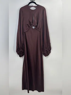 Significant Other Demi Backless Long-sleeve Column Gown AU10/US6 thumbnail 6