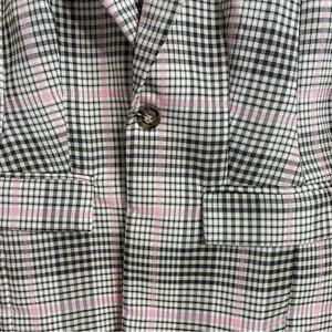 Princess Polly Classic Victoria Blazer Jacket plaid Black Pink Tan oversized 2 thumbnail 7