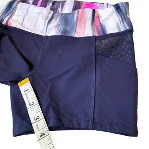 Lululemon Run Shorty Short Women 6‎ Abstract Print 3.5 Running Yoga Gorpcore thumbnail 8