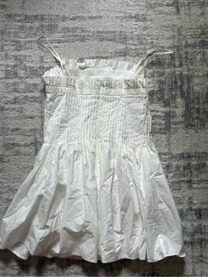 Worn Once TulaRosa White Mini Dress thumbnail 4