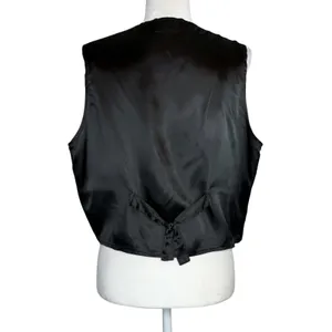 Vintage 90s Basic Editions Halloween Sleeveless Vest XL Pumpkin Witch Frogs Bats thumbnail 7