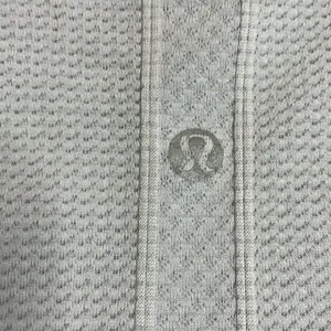 Lululemon Blue v neck Speedy Short Sleeve T-shirt Cropped Size 8 thumbnail 3