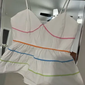ENGLISH FACTORY Sleeveless Multicolored Tier Tank thumbnail 2