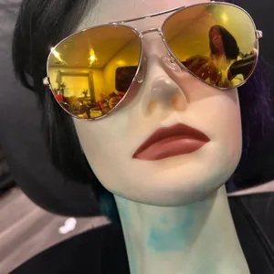 Gold Aviator Sunglasses thumbnail 2
