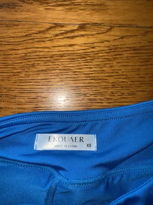 Ekouaer Royal Blue Tennis Skirt thumbnail 2