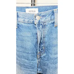 Pistola Womens High Rise Straight Leg Blue‎ Denim Jeans 100% Cotton Size 27 thumbnail 3