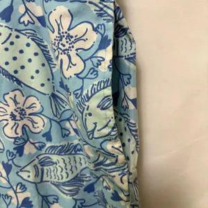 Lilly Pulitzer Vintage Ocean Print Capri Pants Size‎ 10 thumbnail 6