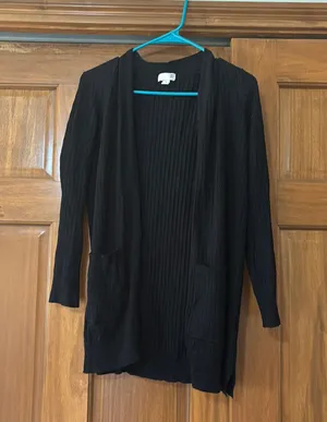 SO Black Cardigan thumbnail 1