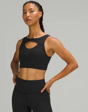Lululemon Everlux Cut-Out Train Bra *Medium Support, B/C Cups Crunch Black 6 thumbnail 5